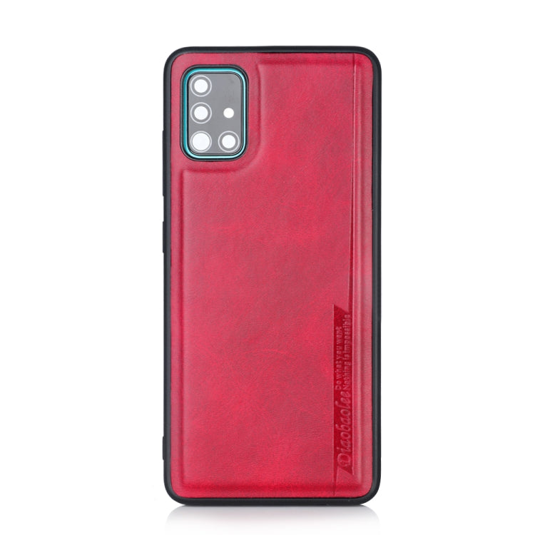 For Galaxy A51 Diaobaolee Shockproof PU + TPU Protective Case