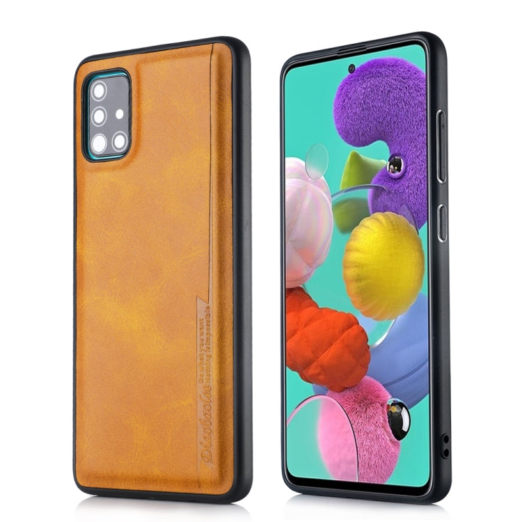 For Galaxy A51 Diaobaolee Shockproof PU + TPU Protective Case