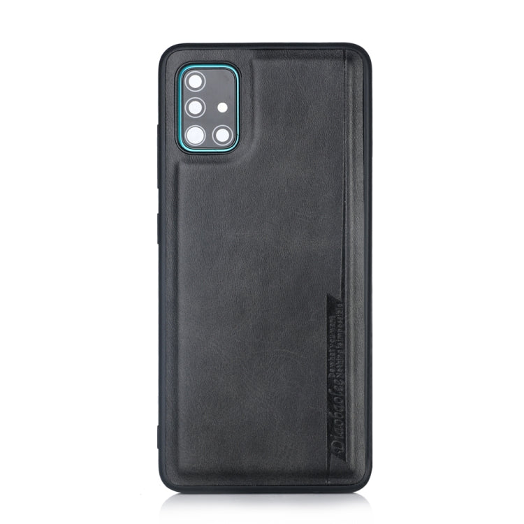 For Galaxy A71 Diaobaolee Shockproof PU + TPU Protective Case