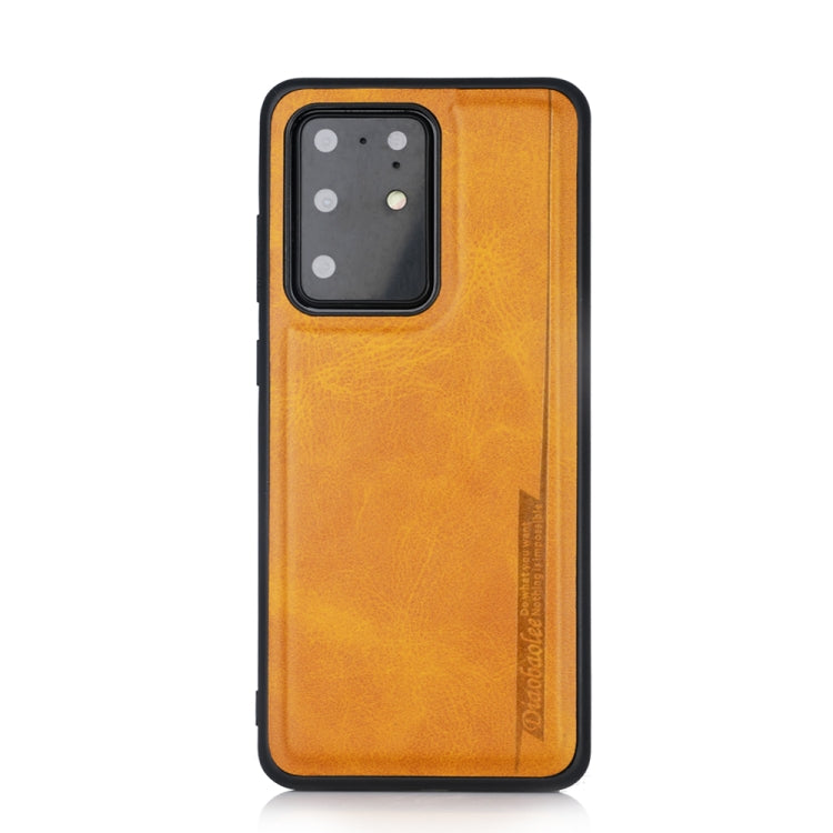 For Galaxy S20 Ultra Diaobaolee Shockproof PU + TPU Protective Case