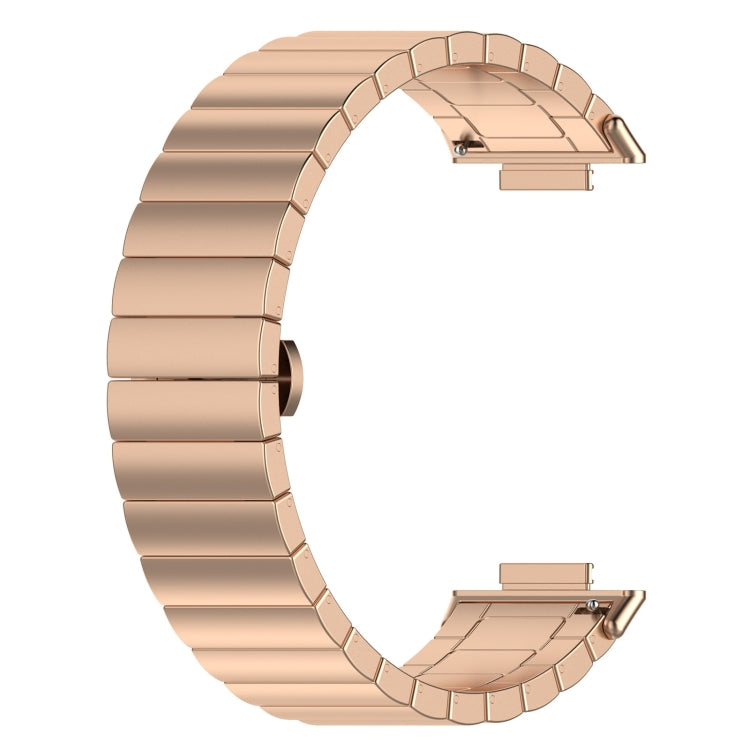For Huawei Watch Fit 2 One-bead Metal Stainless Steel Watch Band