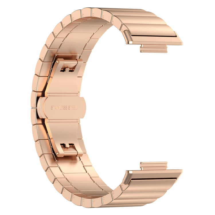 For Huawei Watch Fit 2 One-bead Metal Stainless Steel Watch Band