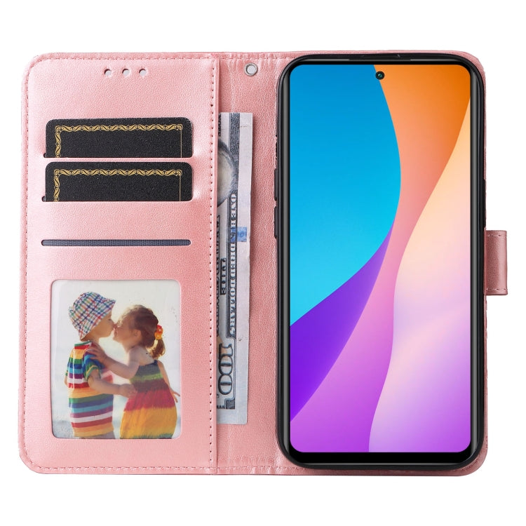For Infinix Hot 11s NFC Embossed Sunflower Leather Phone Case