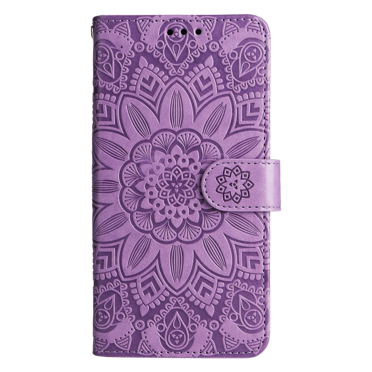 For Infinix Hot 11s NFC Embossed Sunflower Leather Phone Case
