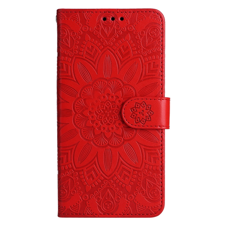 For Infinix Smart 5 Embossed Sunflower Leather Phone Case
