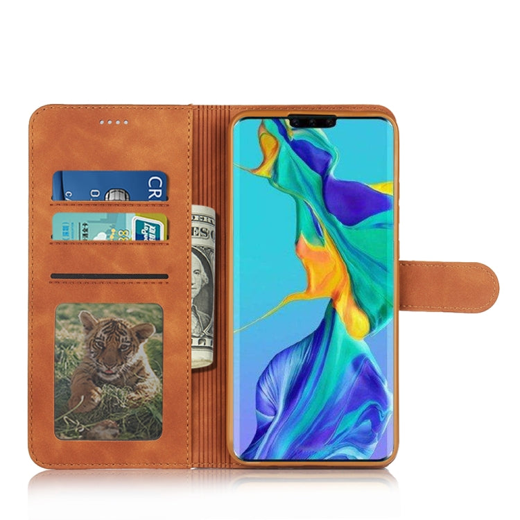 For Huawei Mate 30 Diaobaolee Pure Fresh Grain Horizontal Flip Leather Case with Holder & Card Slots