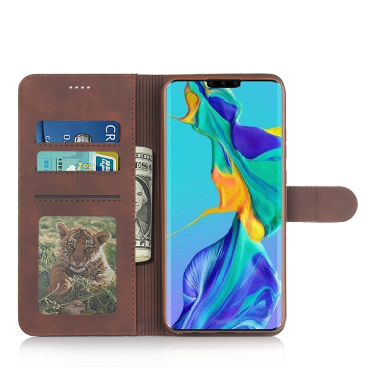 For Huawei Mate 30 Diaobaolee Pure Fresh Grain Horizontal Flip Leather Case with Holder & Card Slots