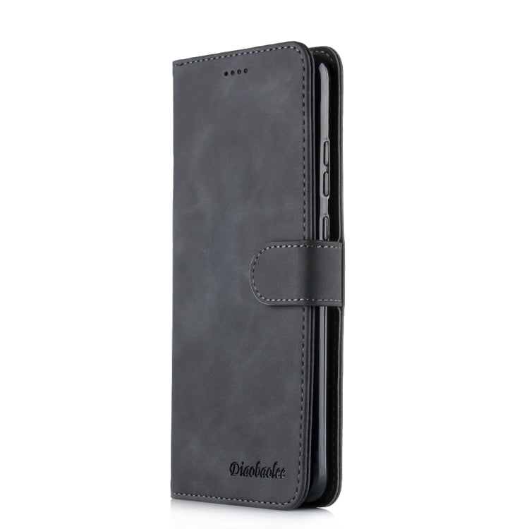 For Huawei Mate 30 Diaobaolee Pure Fresh Grain Horizontal Flip Leather Case with Holder & Card Slots