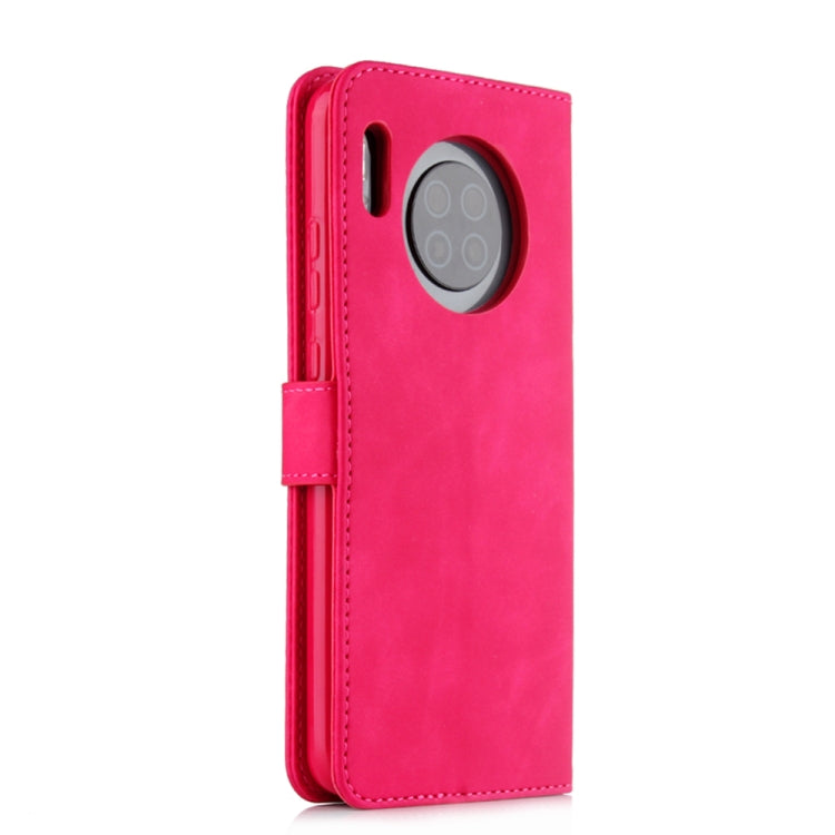For Huawei Mate 30 Diaobaolee Pure Fresh Grain Horizontal Flip Leather Case with Holder & Card Slots