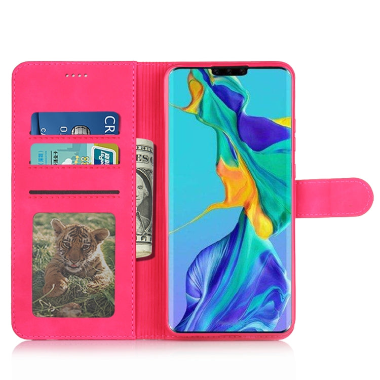 For Huawei Mate 30 Diaobaolee Pure Fresh Grain Horizontal Flip Leather Case with Holder & Card Slots