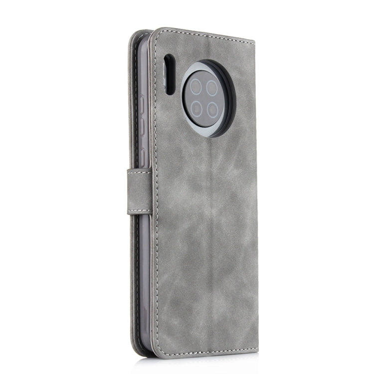 For Huawei Mate 30 Diaobaolee Pure Fresh Grain Horizontal Flip Leather Case with Holder & Card Slots