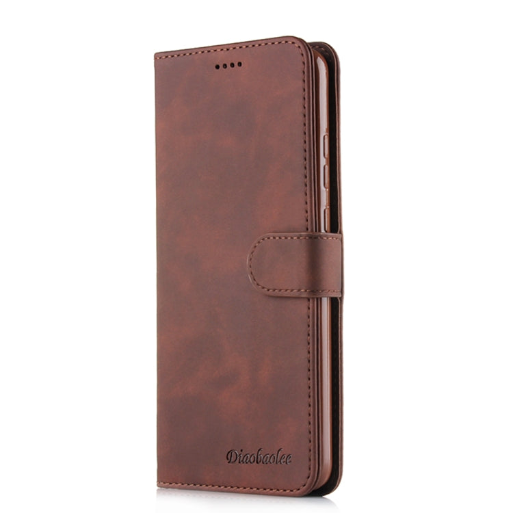 For Huawei Mate 30 Pro Diaobaolee Pure Fresh Grain Horizontal Flip Leather Case with Holder & Card Slots