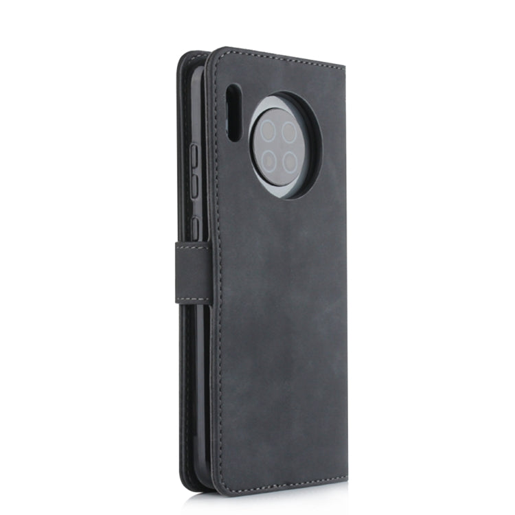 For Huawei Mate 30 Pro Diaobaolee Pure Fresh Grain Horizontal Flip Leather Case with Holder & Card Slots