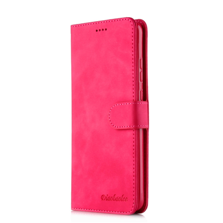For Huawei Mate 30 Pro Diaobaolee Pure Fresh Grain Horizontal Flip Leather Case with Holder & Card Slots