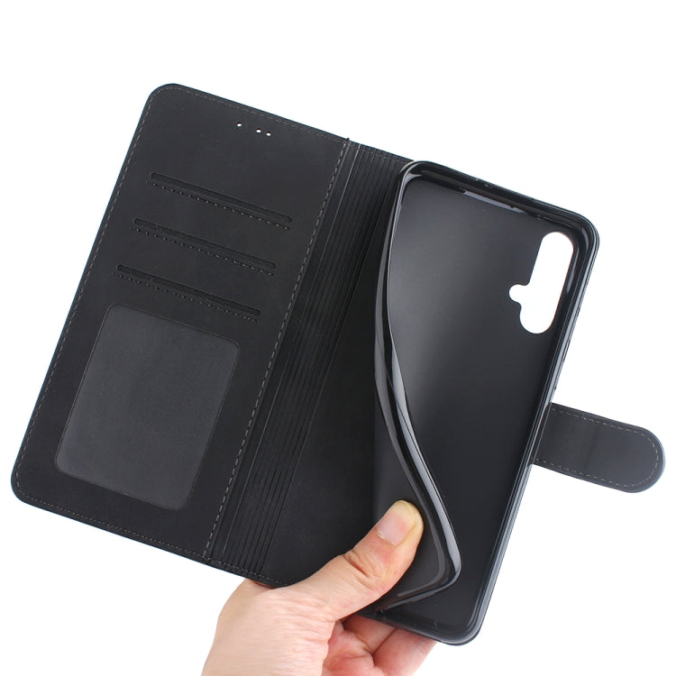 For Huawei Nova 5i Diaobaolee Pure Fresh Grain Horizontal Flip Leather Case with Holder & Card Slots