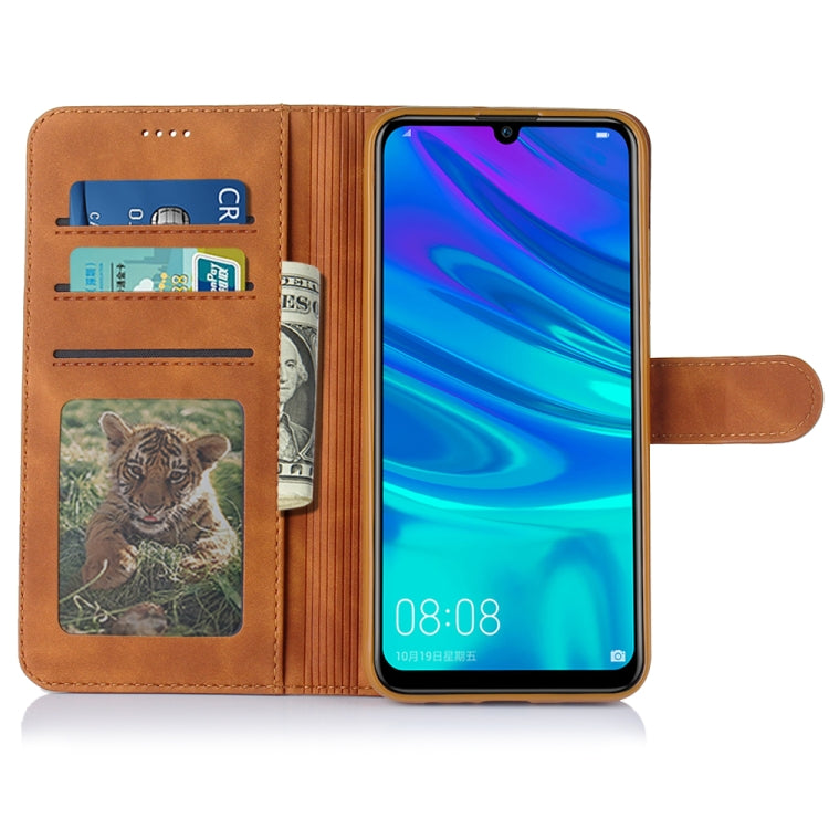 For Huawei Honor 10 Lite Diaobaolee Pure Fresh Grain Horizontal Flip Leather Case with Holder & Card Slots