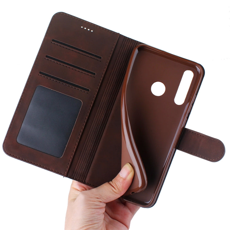 For Huawei Honor 10 Lite Diaobaolee Pure Fresh Grain Horizontal Flip Leather Case with Holder & Card Slots