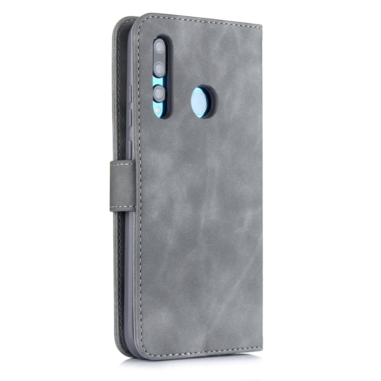 For Huawei Honor 10 Lite Diaobaolee Pure Fresh Grain Horizontal Flip Leather Case with Holder & Card Slots