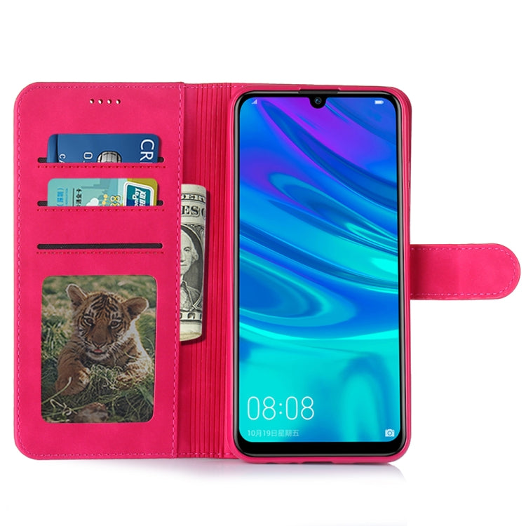 For Huawei Honor 20 Lite Diaobaolee Pure Fresh Grain Horizontal Flip Leather Case with Holder & Card Slots