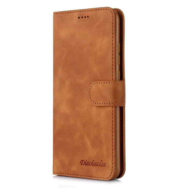 For Huawei Honor 10i Diaobaolee Pure Fresh Grain Horizontal Flip Leather Case with Holder & Card Slots