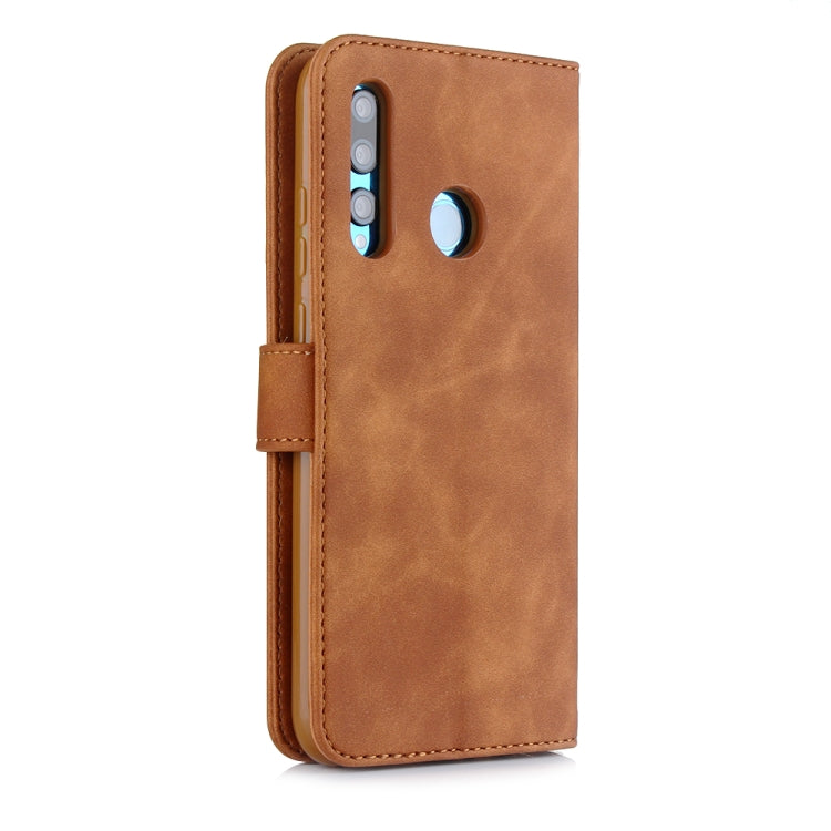 For Huawei Honor 10i Diaobaolee Pure Fresh Grain Horizontal Flip Leather Case with Holder & Card Slots