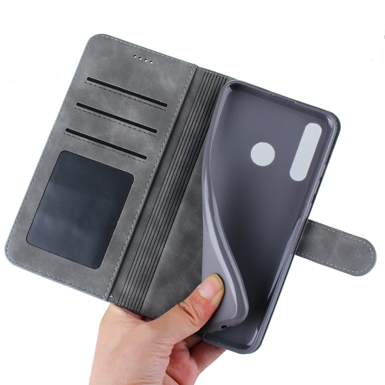 For Huawei Honor 10i Diaobaolee Pure Fresh Grain Horizontal Flip Leather Case with Holder & Card Slots