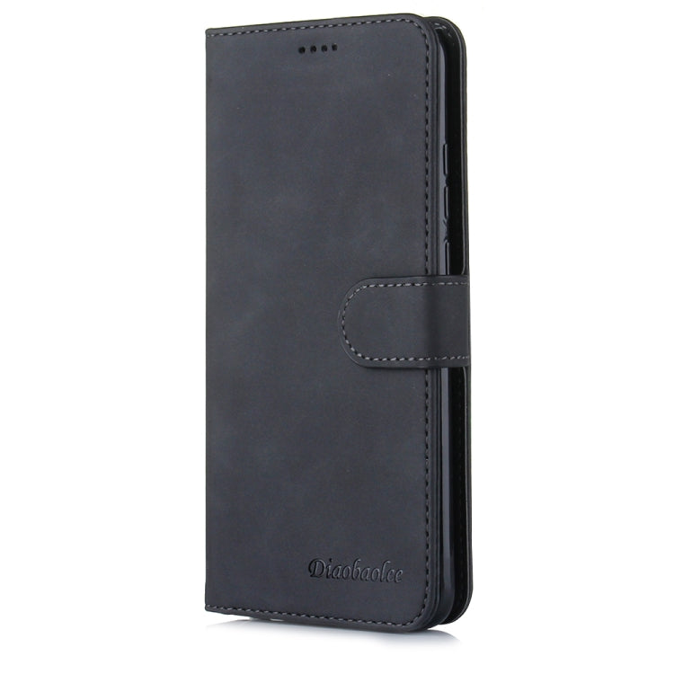 For Huawei Honor 20i Diaobaolee Pure Fresh Grain Horizontal Flip Leather Case with Holder & Card Slots