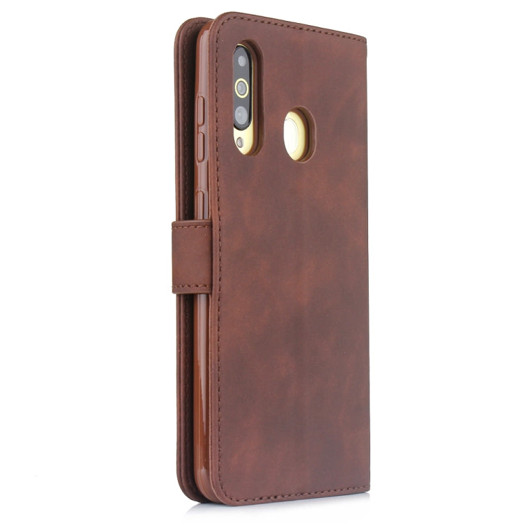 For Galaxy S10 Diaobaolee Pure Fresh Grain Horizontal Flip Leather Case with Holder & Card Slots