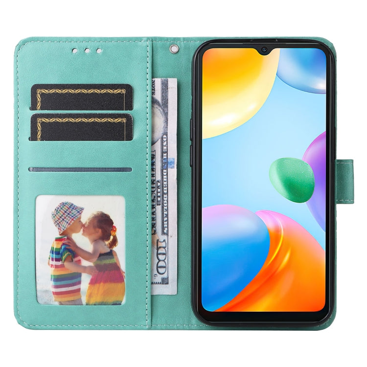 For Xiaomi Redmi 10C 4G Embossed Sunflower Leather Phone Case