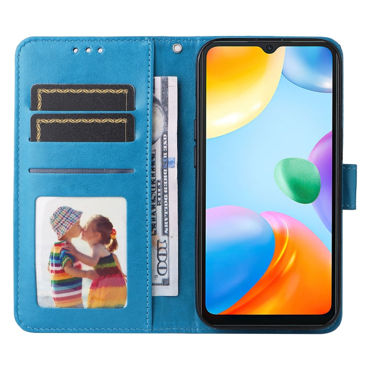 For Xiaomi Redmi 10C 4G Embossed Sunflower Leather Phone Case