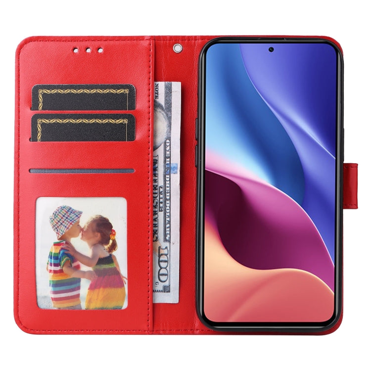 For Xiaomi Redmi K40 / K40 Pro / Xiaomi Poco F1 Embossed Sunflower Leather Phone Case