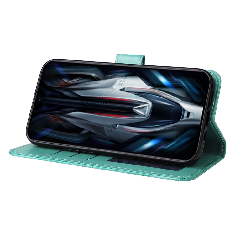 For Xiaomi Redmi K50 Gaming 5G Embossed Sunflower Leather Phone Case