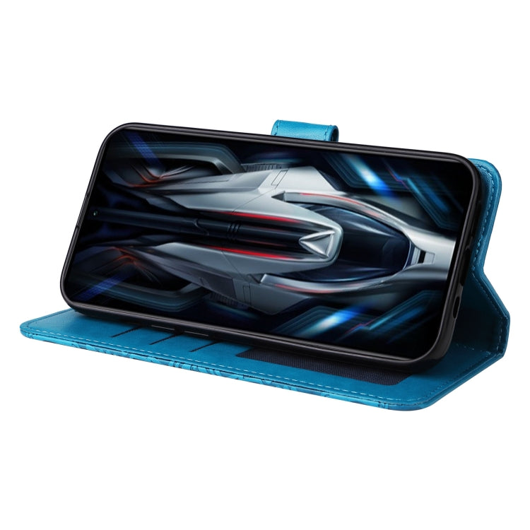 For Xiaomi Redmi K50 Gaming 5G Embossed Sunflower Leather Phone Case