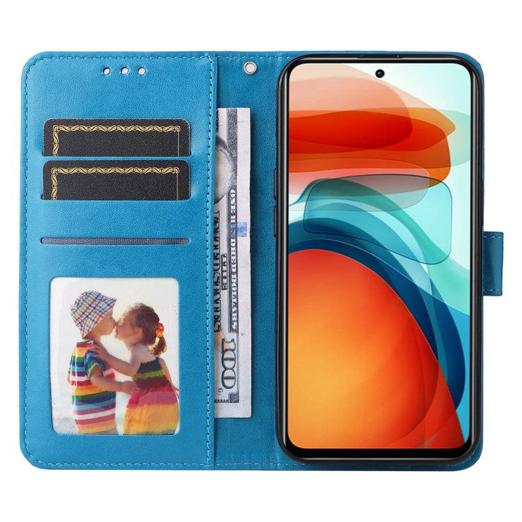 For Xiaomi Redmi Note 10 Pro 5G Embossed Sunflower Leather Phone Case