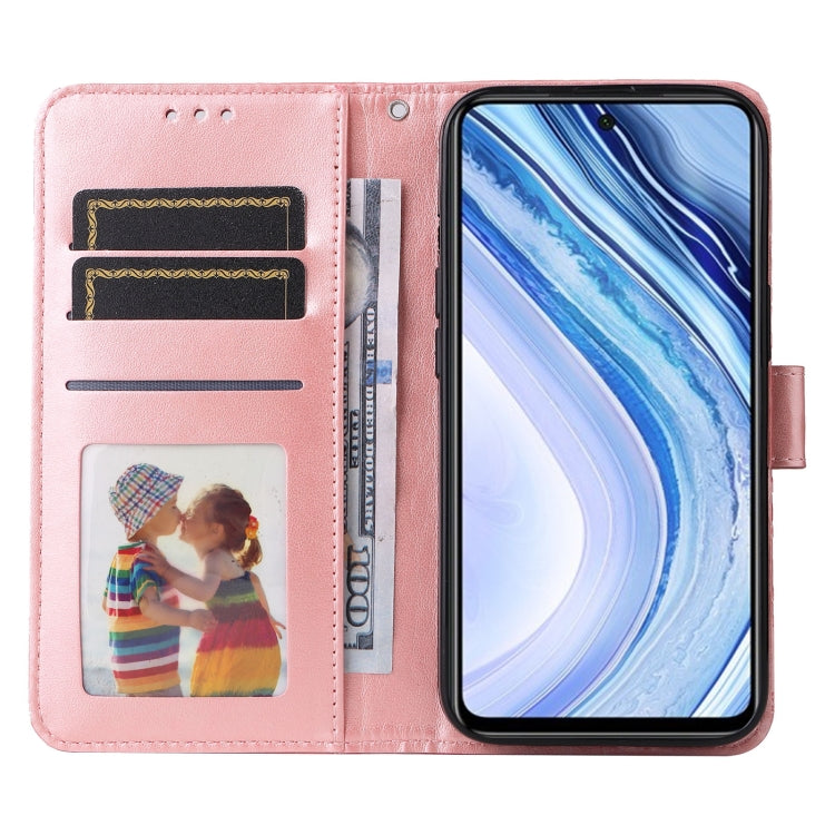 For Xiaomi Redmi Note 9S Embossed Sunflower Leather Phone Case