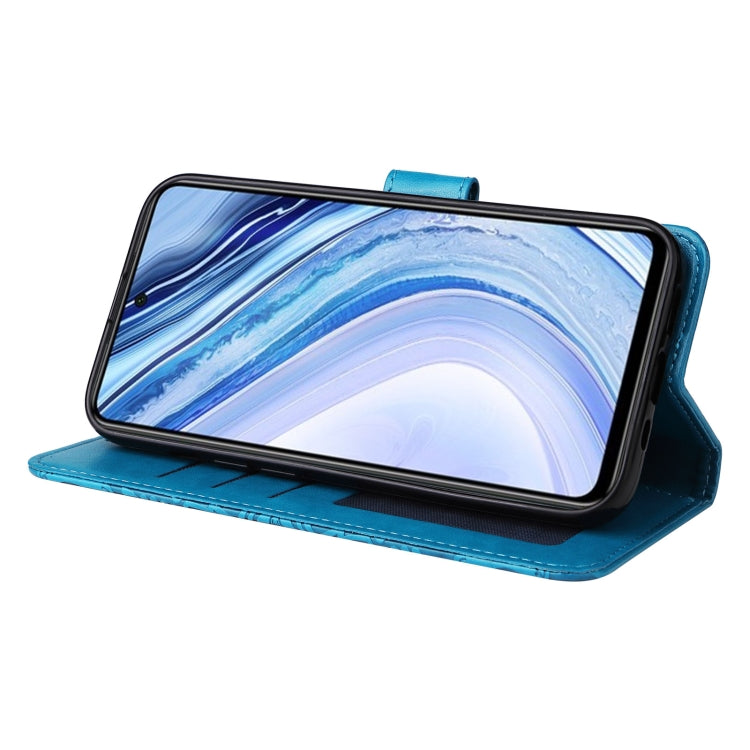 For Xiaomi Redmi Note 9S Embossed Sunflower Leather Phone Case