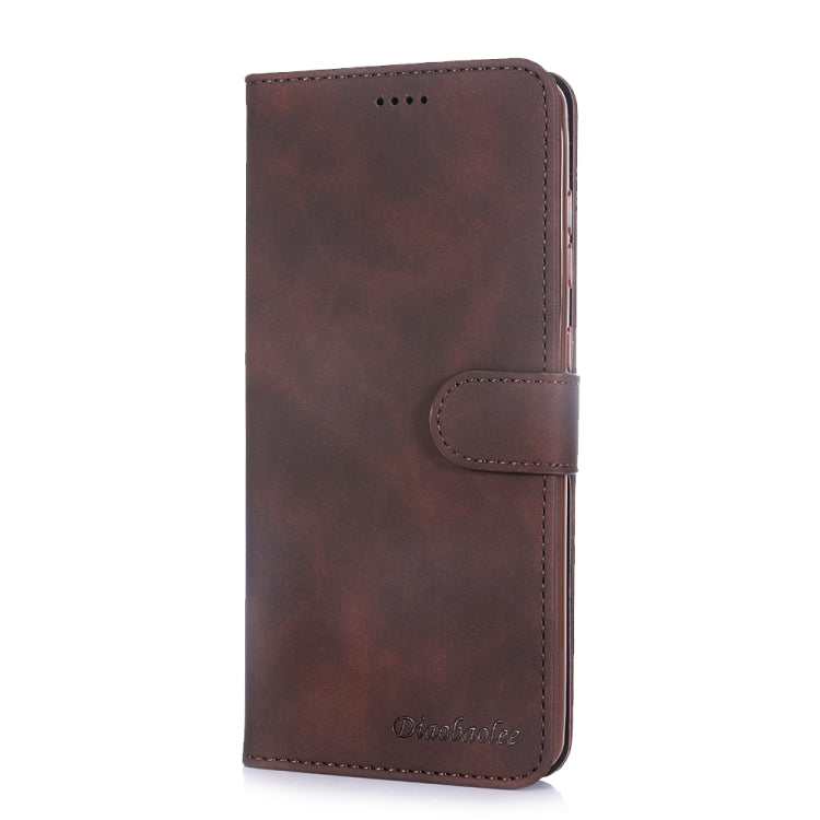 For Galaxy A51 Diaobaolee Pure Fresh Grain Horizontal Flip Leather Case with Holder & Card Slots
