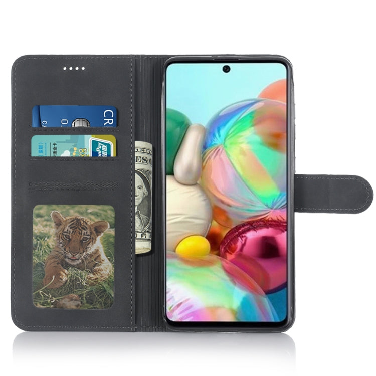For Galaxy A51 Diaobaolee Pure Fresh Grain Horizontal Flip Leather Case with Holder & Card Slots
