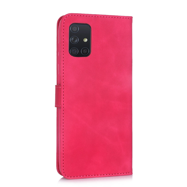 For Galaxy A51 Diaobaolee Pure Fresh Grain Horizontal Flip Leather Case with Holder & Card Slots