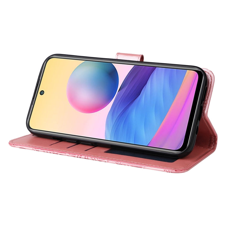 For Xiaomi Redmi Note 10 5G  Embossed Sunflower Leather Phone Case