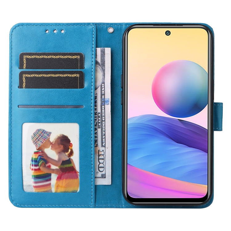 For Xiaomi Redmi Note 10 5G  Embossed Sunflower Leather Phone Case