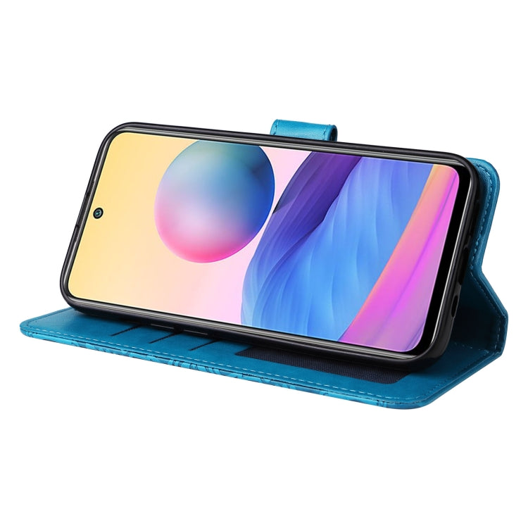 For Xiaomi Redmi Note 10 5G  Embossed Sunflower Leather Phone Case