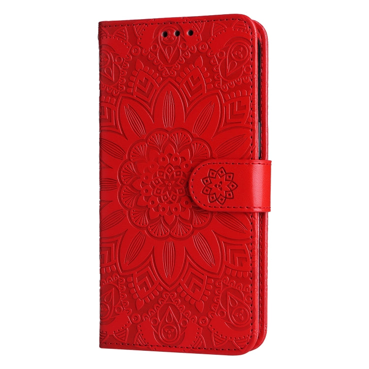 For Xiaomi Redmi Note 10 5G  Embossed Sunflower Leather Phone Case