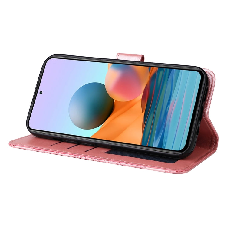 For Xiaomi Redmi Note 10 Pro / Note 10 Pro Max Embossed Sunflower Leather Phone Case