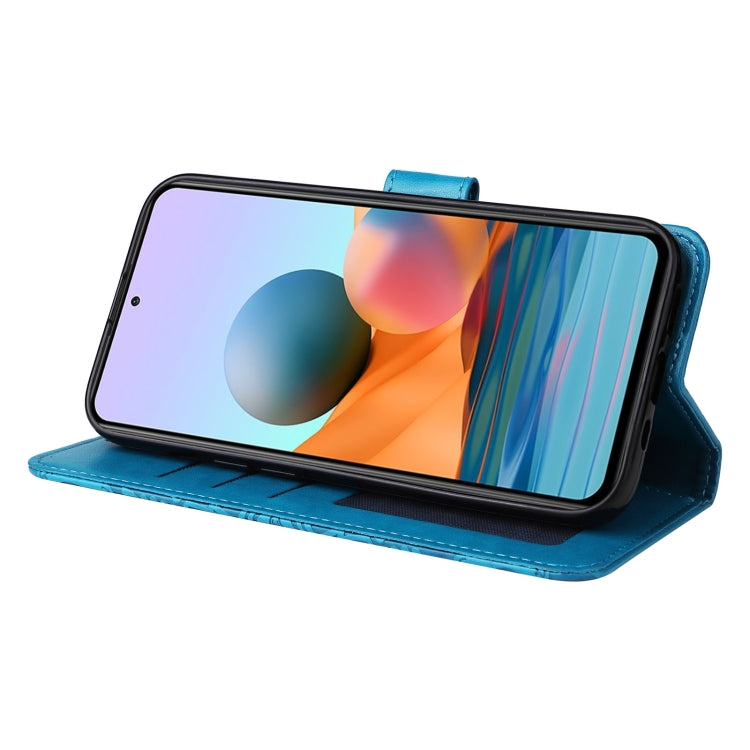 For Xiaomi Redmi Note 10 Pro / Note 10 Pro Max Embossed Sunflower Leather Phone Case