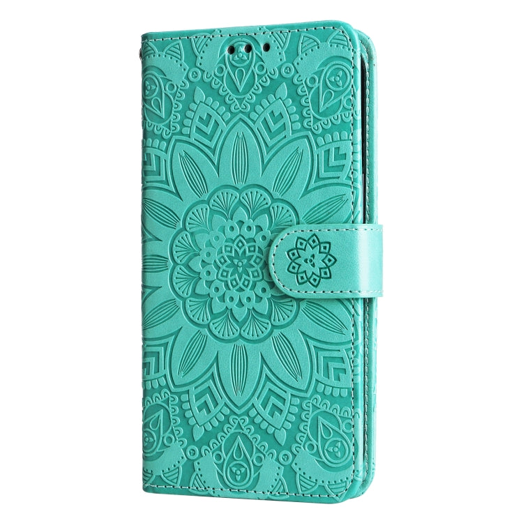 For Xiaomi Redmi Note 11 5G  / Poco M4 Pro 5G Embossed Sunflower Leather Phone Case