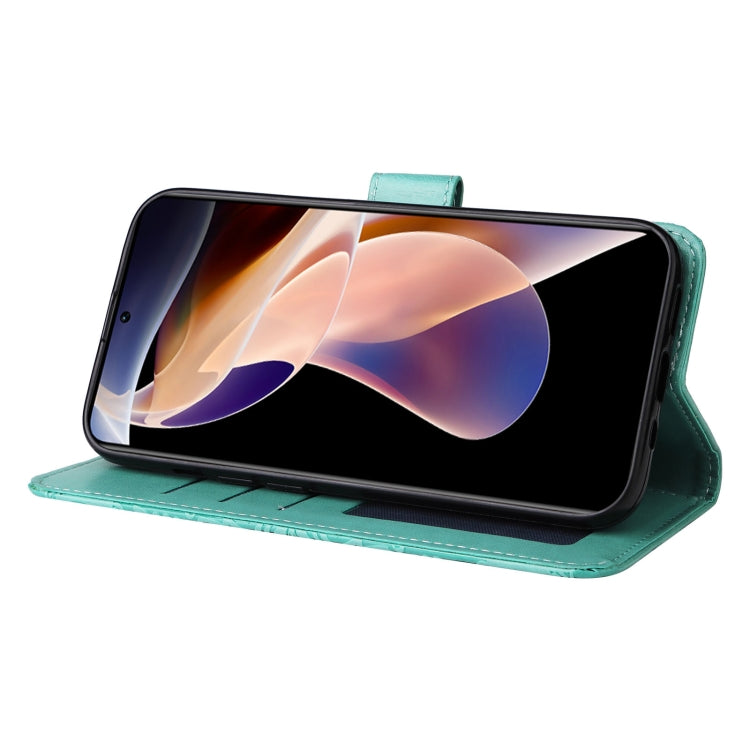 For Xiaomi Redmi Note 11E Embossed Sunflower Leather Phone Case