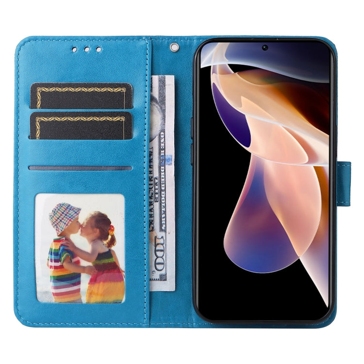 For Xiaomi Redmi Note 11E Embossed Sunflower Leather Phone Case