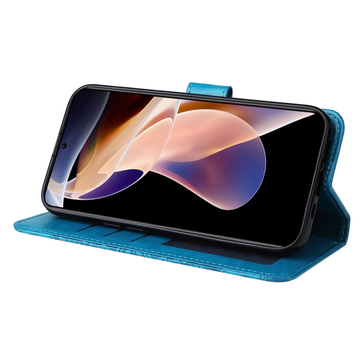 For Xiaomi Redmi Note 11E Embossed Sunflower Leather Phone Case