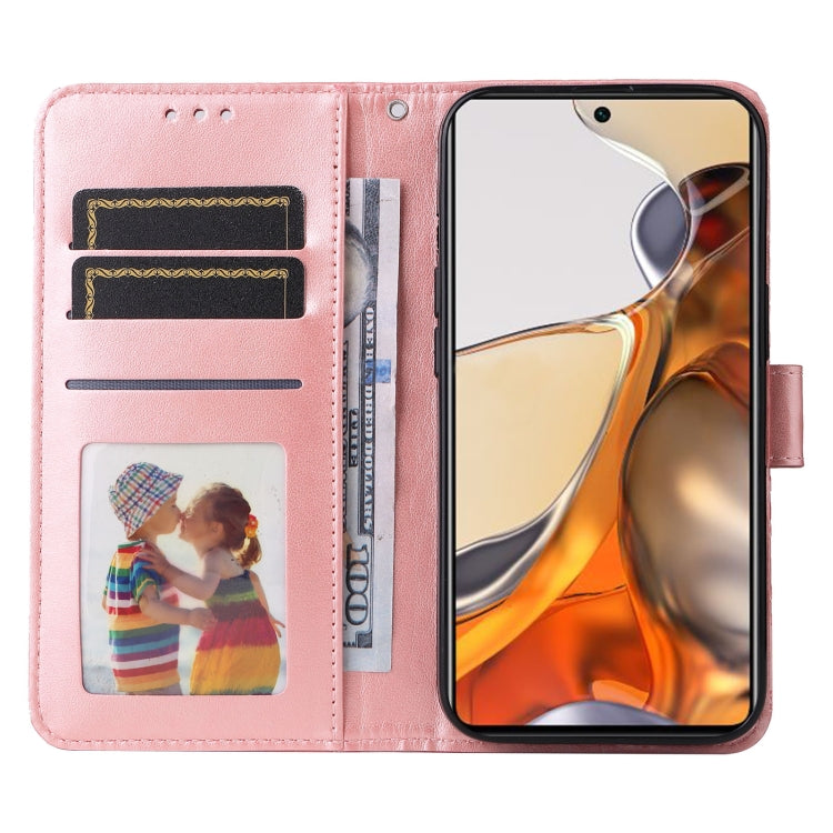 For Xiaomi 11T / 11T Pro Embossed Sunflower Leather Phone Case